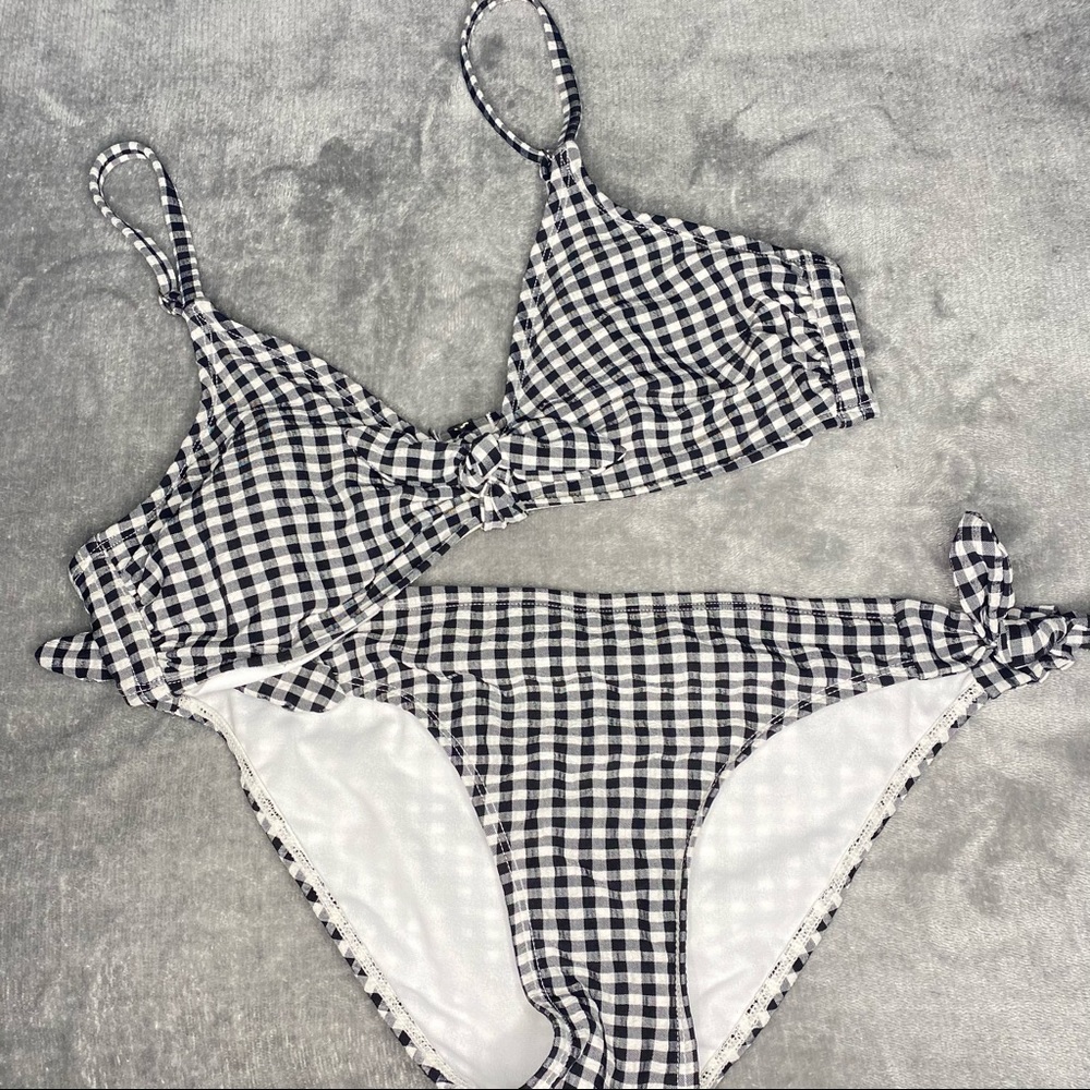 Gingham Bikini Set